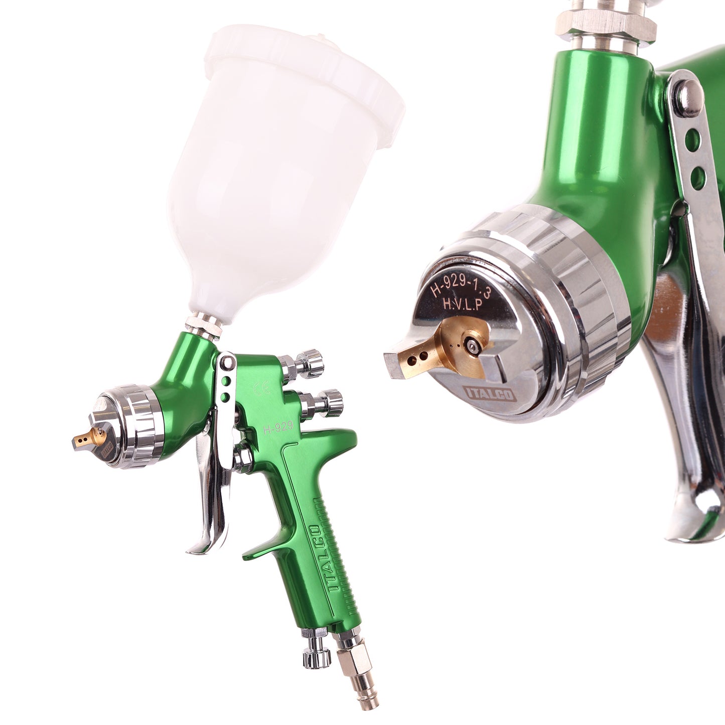 Pistolet lakierniczy ITALCO H-929 HVLP dysze 1,3 | 1,4 | 1,8 | 2,0 mm