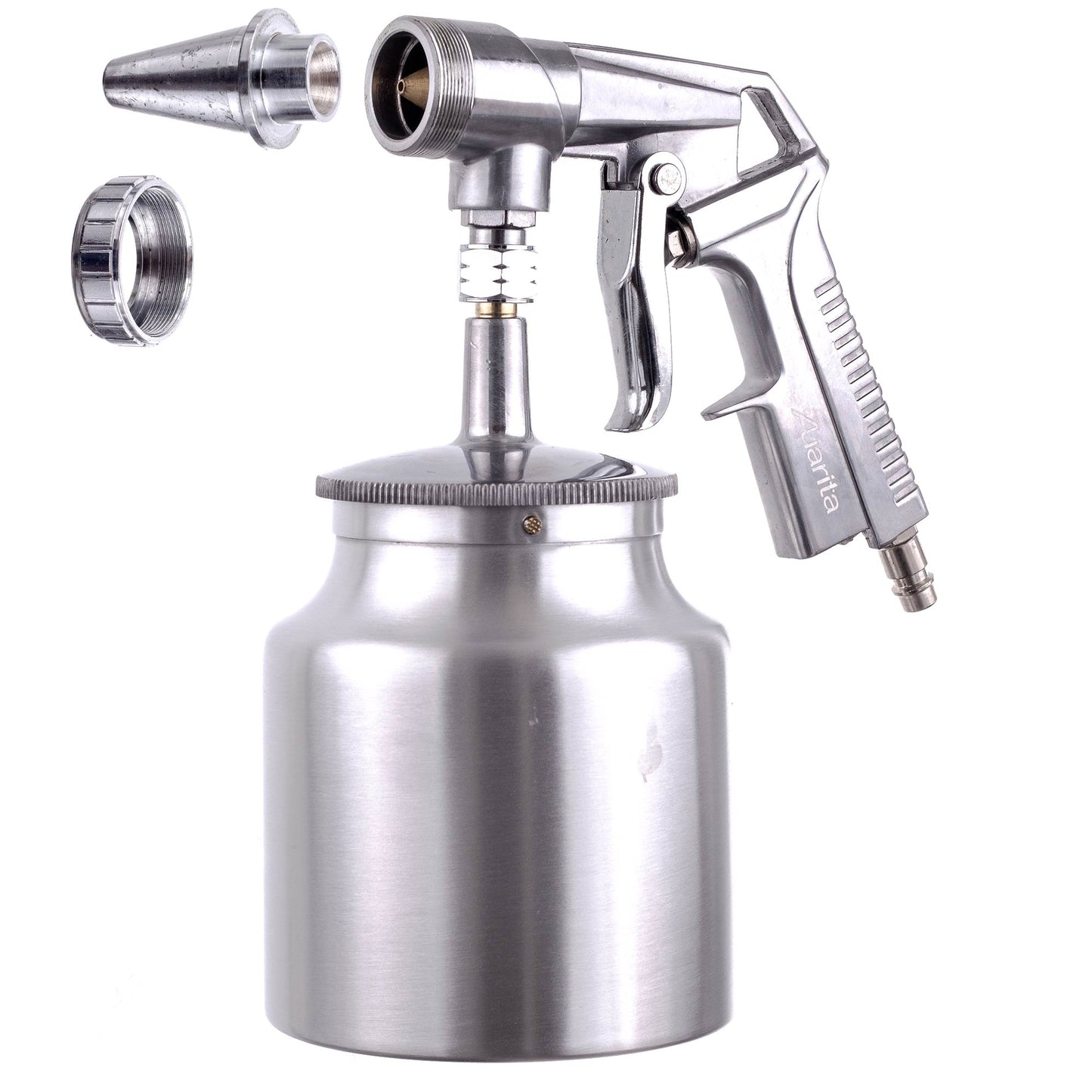 Pistolet do piaskowania, zbiornik 1L 1000ml Metalowy, Piaskarka AUARITA PS-4