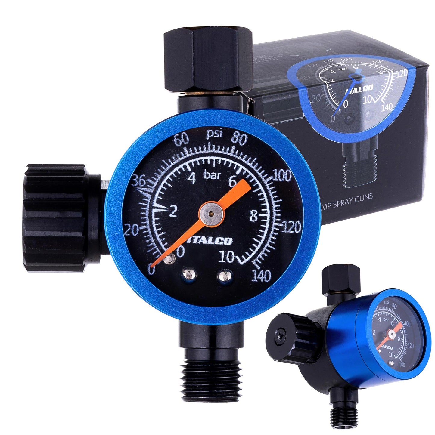 Reduktor Ciśnienia Pistoletu Lakierniczego Regulator ITALCO MODEL ONE BLUE