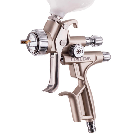 Pistolet lakierniczy ITALCO GLOSS X1 LVMP dysze 1,3 | 1,4 | 1,6 mm, ZBIORNIK 600ml