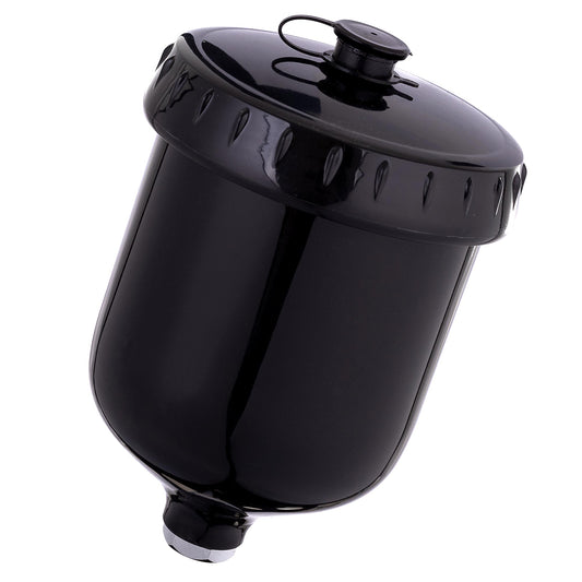 Zbiornik do pistoletu lakierniczego 600ml, gwint wewnętrzny M16x1,5, AUARITA BLACK