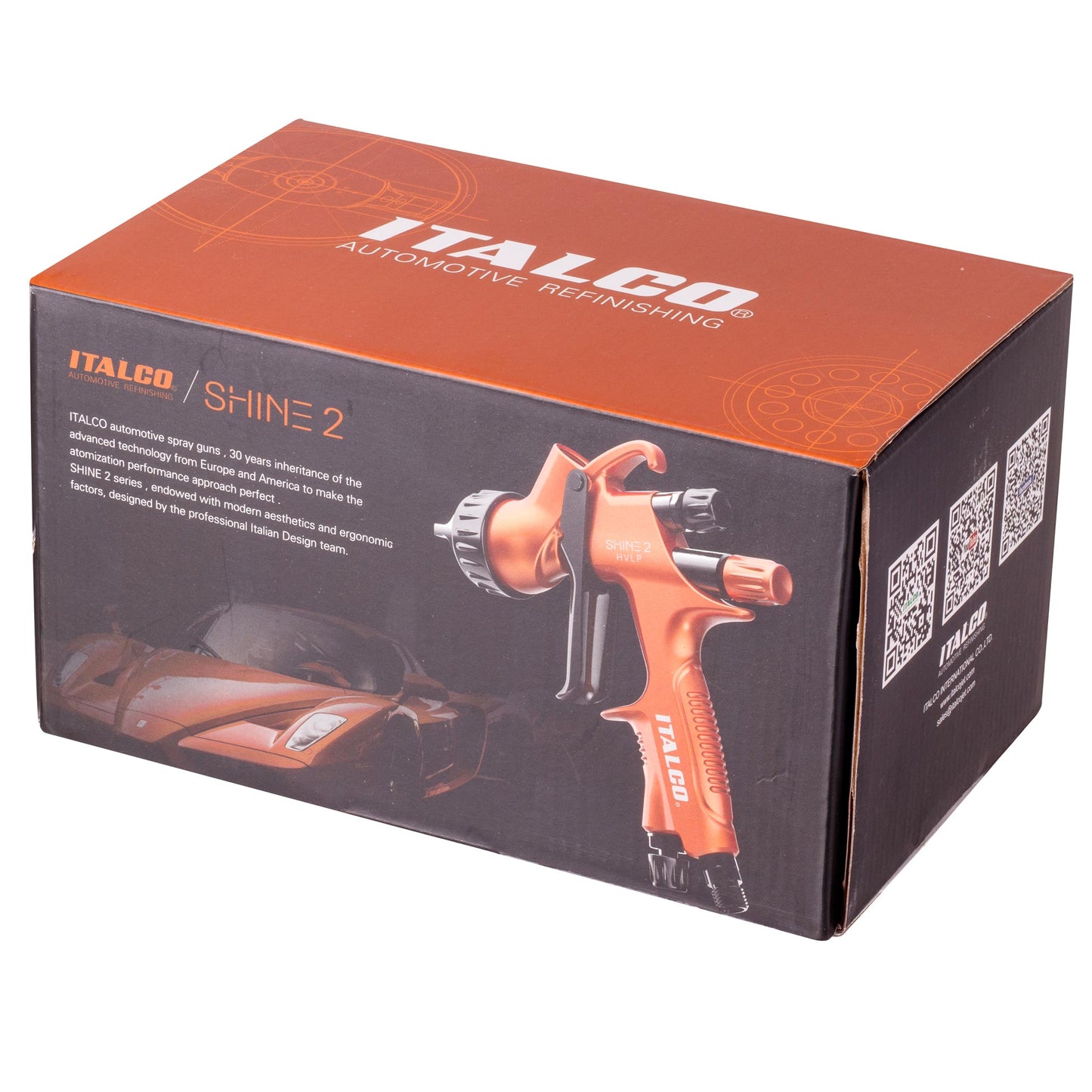 Pistolet lakierniczy ITALCO SHINE 2 HVLP dysze 1,3 | 1,4 mm