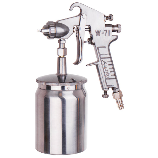 Pistolet lakierniczy AUARITA W-71S dysze 1,3 | 1,5 | 1,8 mm Dolny zbiornik