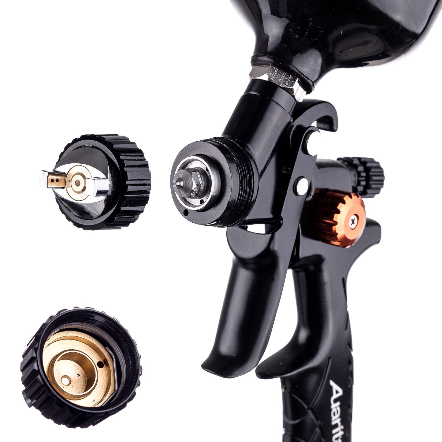 Pistolet lakierniczy AUARITA MINI LION 2 LIGHT, dysze 0,8 | 1,0 | 1,2 mm