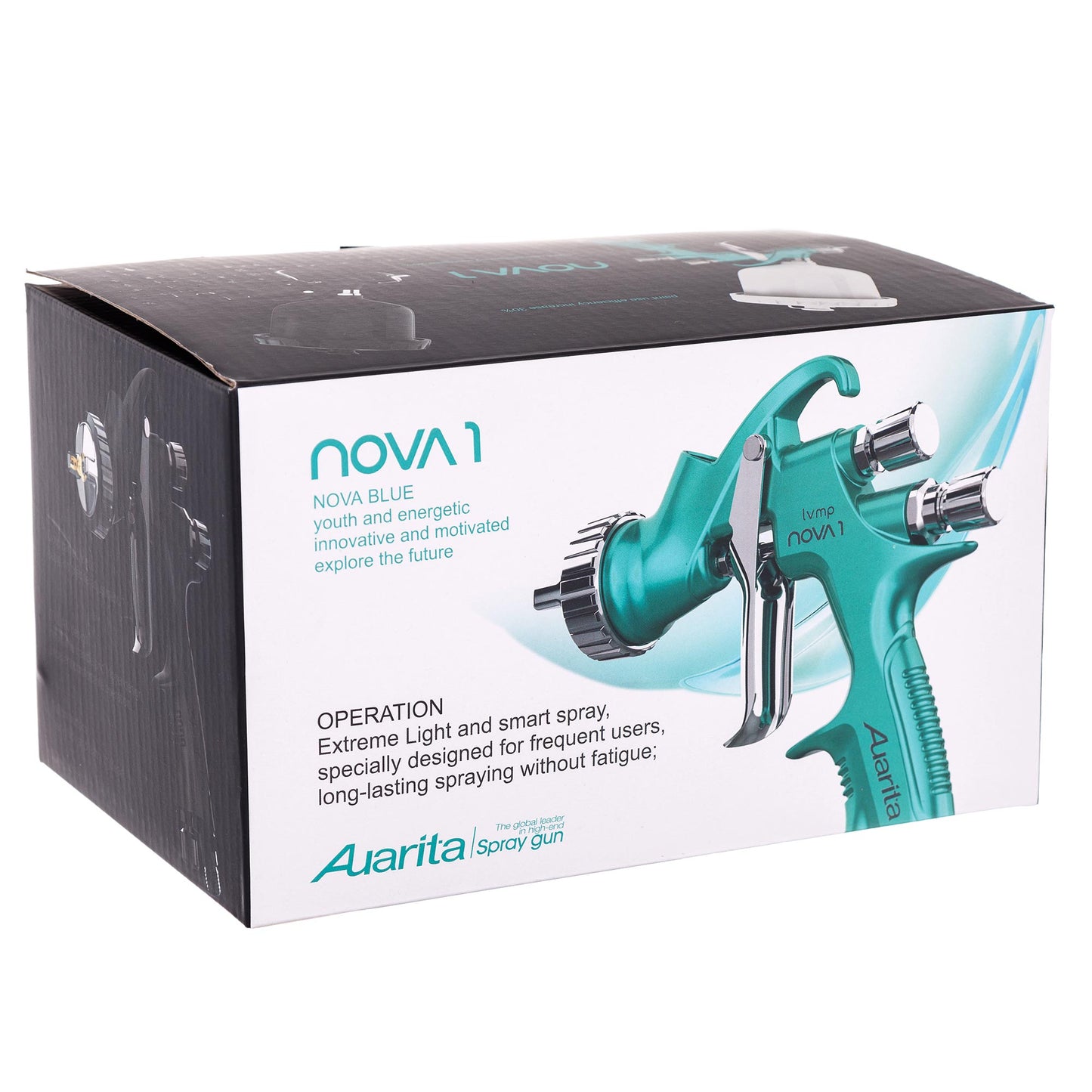 Pistolet lakierniczy AUARITA NOVA 1 LVMP, dysze 1,3 | 1,4 | 1,8 mm