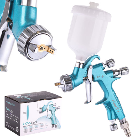 Pistolet lakierniczy AUARITA MINI NOVA LIGHT LVMP, dysze 0,8 | 1,0 | 1,2 mm