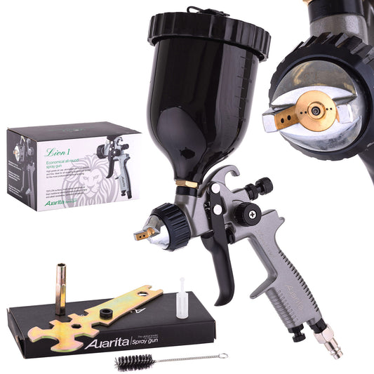 Pistolet lakierniczy AUARITA LION 1 LVMP, dysze 1,3 | 1,4 | 1,7 | 2,0 mm