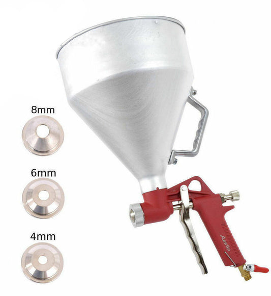 Pistolet do tynków AUARITA FR-300, metalowy zbiornik 6L, 3 dysze