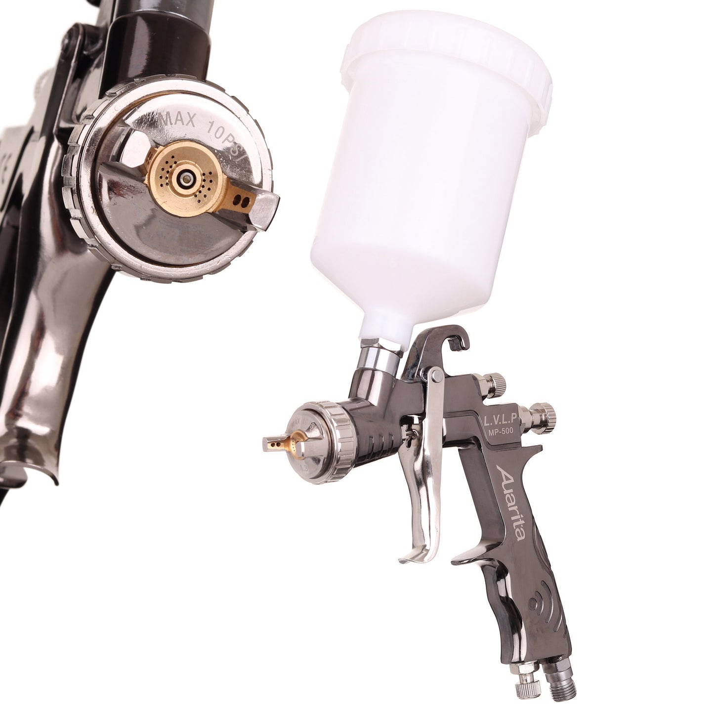 Pistolet lakierniczy AUARITA MP-500 LVLP, dysze 1,1 | 1,2 | 1,3 | 1,4 | 1,5 | 1,7 | 2,0 mm