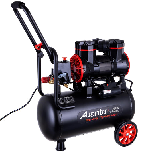 Kompresor bezolejowy AUARITA, butla 24L, 1450W, 8bar