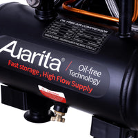 Kompresor bezolejowy AUARITA, butla 3L, 900W, 8bar