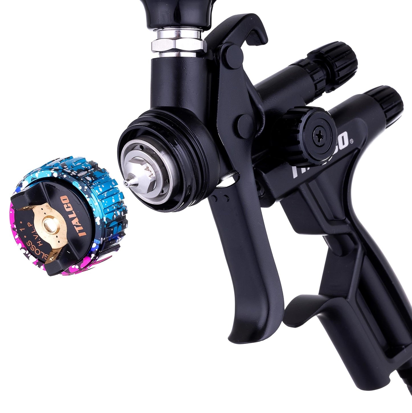 Pistolet lakierniczy ITALCO GLOSS MAGIC M1 HVLP dysze 1,3 | 1,4 mm