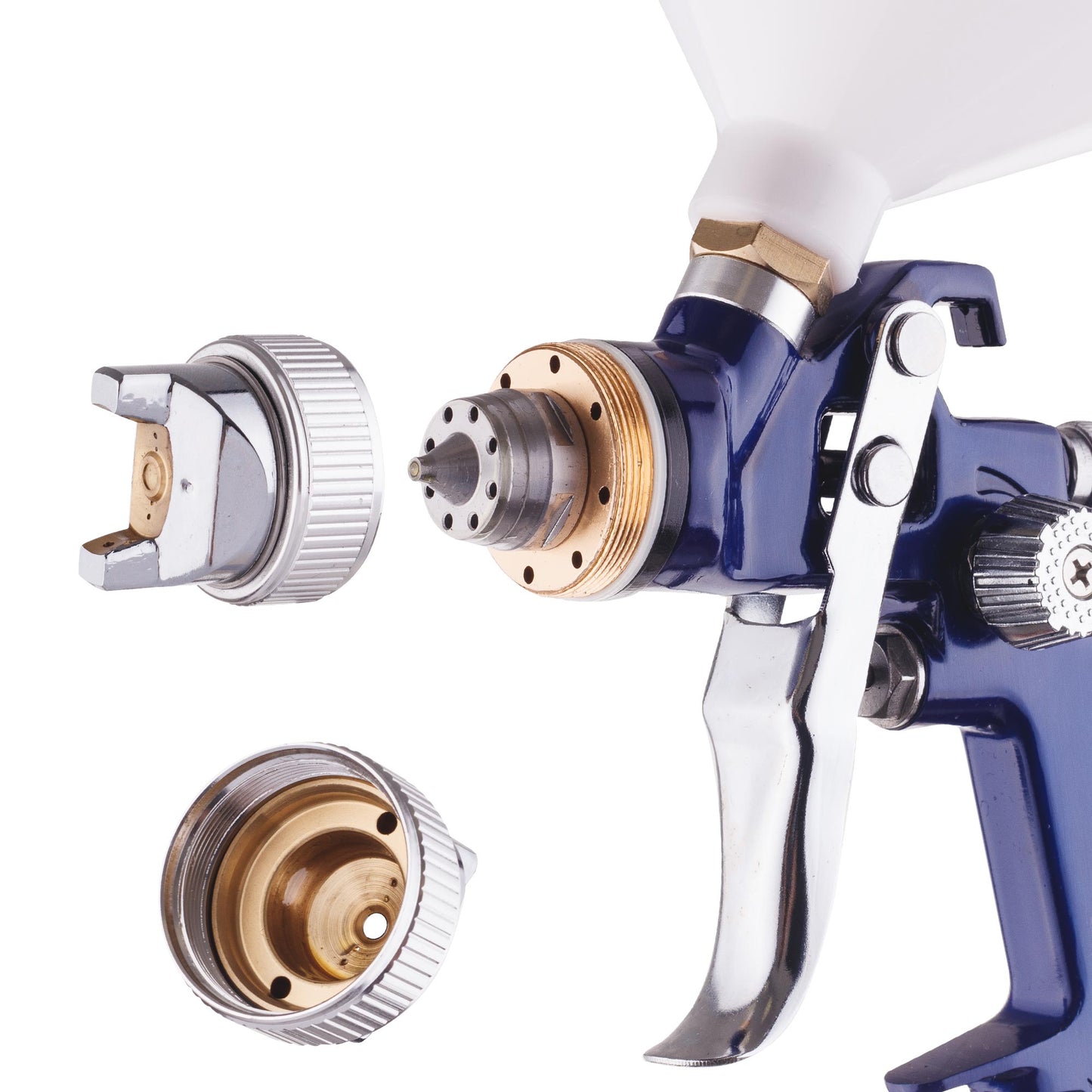 Pistolet lakierniczy AUARITA H-827 BLUE HP, dysze 1,3 | 1,4 | 1,7 | 1,8 | 2,0 | 2,5 mm