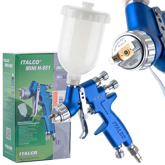 Pistolet lakierniczy ITALCO MINI H-951 HVLP dysze 0,5 | 0,8 | 1,0 | 1,2 mm