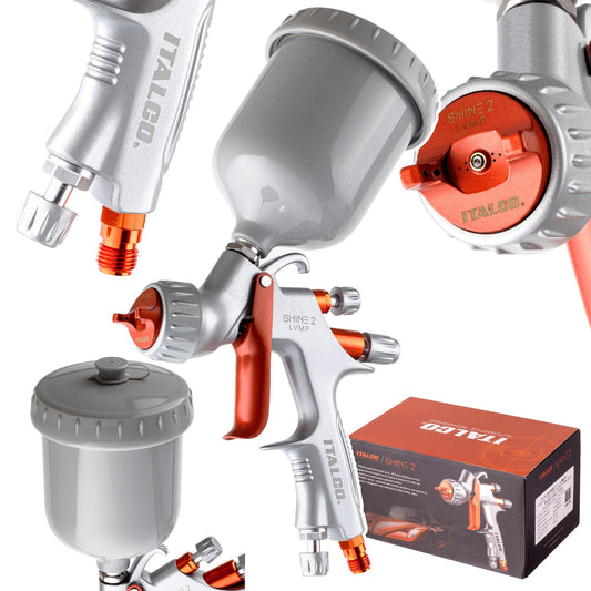 Pistolet lakierniczy ITALCO SHINE 2 LVMP dysze 1,3 | 1,4 mm