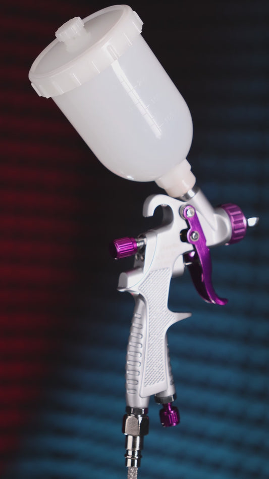 Pistolet lakierniczy AUARITA MINI H-891, dysze 0,8 | 1,0 | 1,2 mm